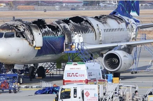 Eine Powerbank war sehr wahrscheinlich die Ursache dafür, dass ein A321 der Air Busan in Südkorea in Flammen aufging. 