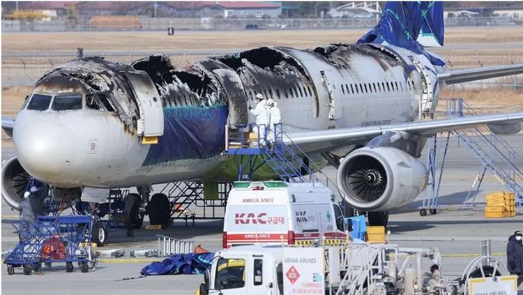 Eine Powerbank war sehr wahrscheinlich die Ursache dafür, dass ein A321 der Air Busan in Südkorea in Flammen aufging. 