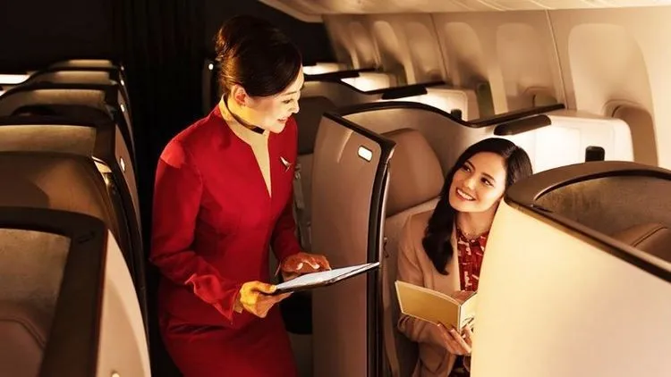 Cathay Pacific Business Class. Unübertroffen gut.