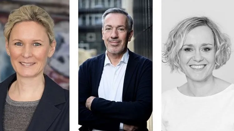 Neu im Management Board von Jobrad (v. l.): Christina Kiehl (Geschäftsführerin und CFO), Thomas Hellweg (CRO), Nadja Parpart (CMO).