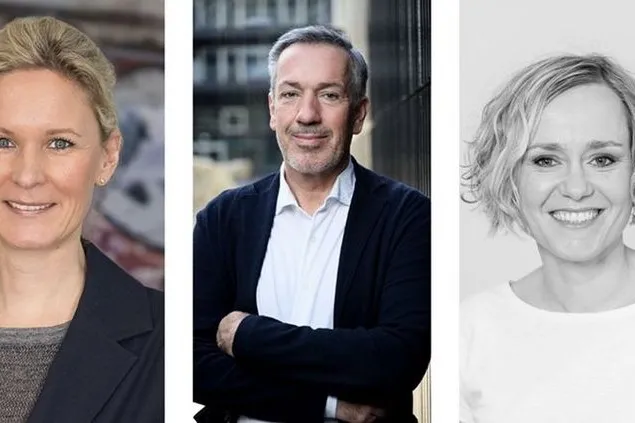 Neu im Management Board von Jobrad (v. l.): Christina Kiehl (Geschäftsführerin und CFO), Thomas Hellweg (CRO), Nadja Parpart (CMO).