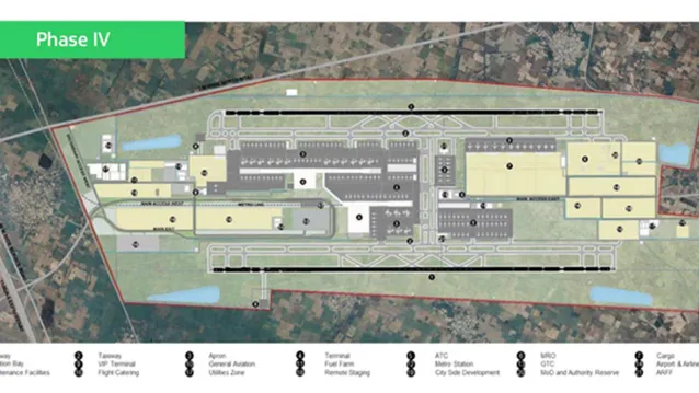 Delhi hat mit dem internationalen Flughafen Noida einen zweiten supermodernen Airport. 