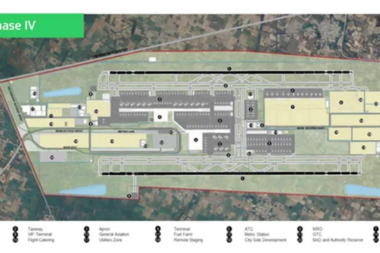 Delhi hat mit dem internationalen Flughafen Noida einen zweiten supermodernen Airport. 