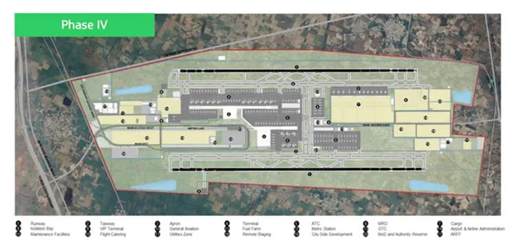 Delhi hat mit dem internationalen Flughafen Noida einen zweiten supermodernen Airport. 