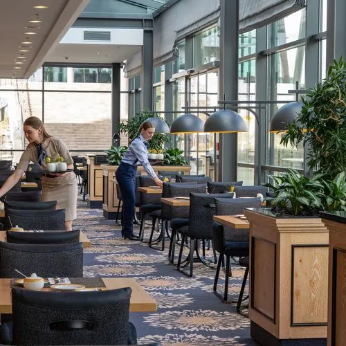 Das Restaurant des Maritim Hotels in Dresden.